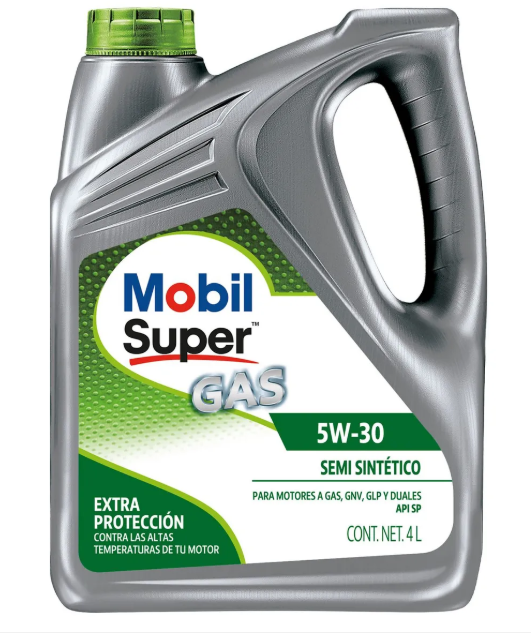 Envase de aceite MOBIL MOBIL SUPER GAS 5W30 - GL 4LT grado 5W30 - Lubricentro Piloto